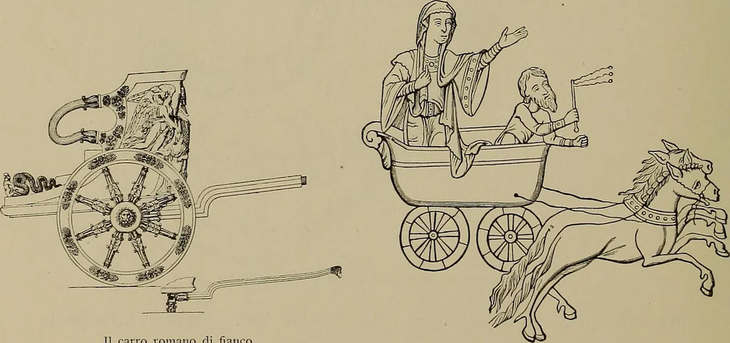 An illustration from La carrozza nella storia della locomozione, 1901, leaf 25