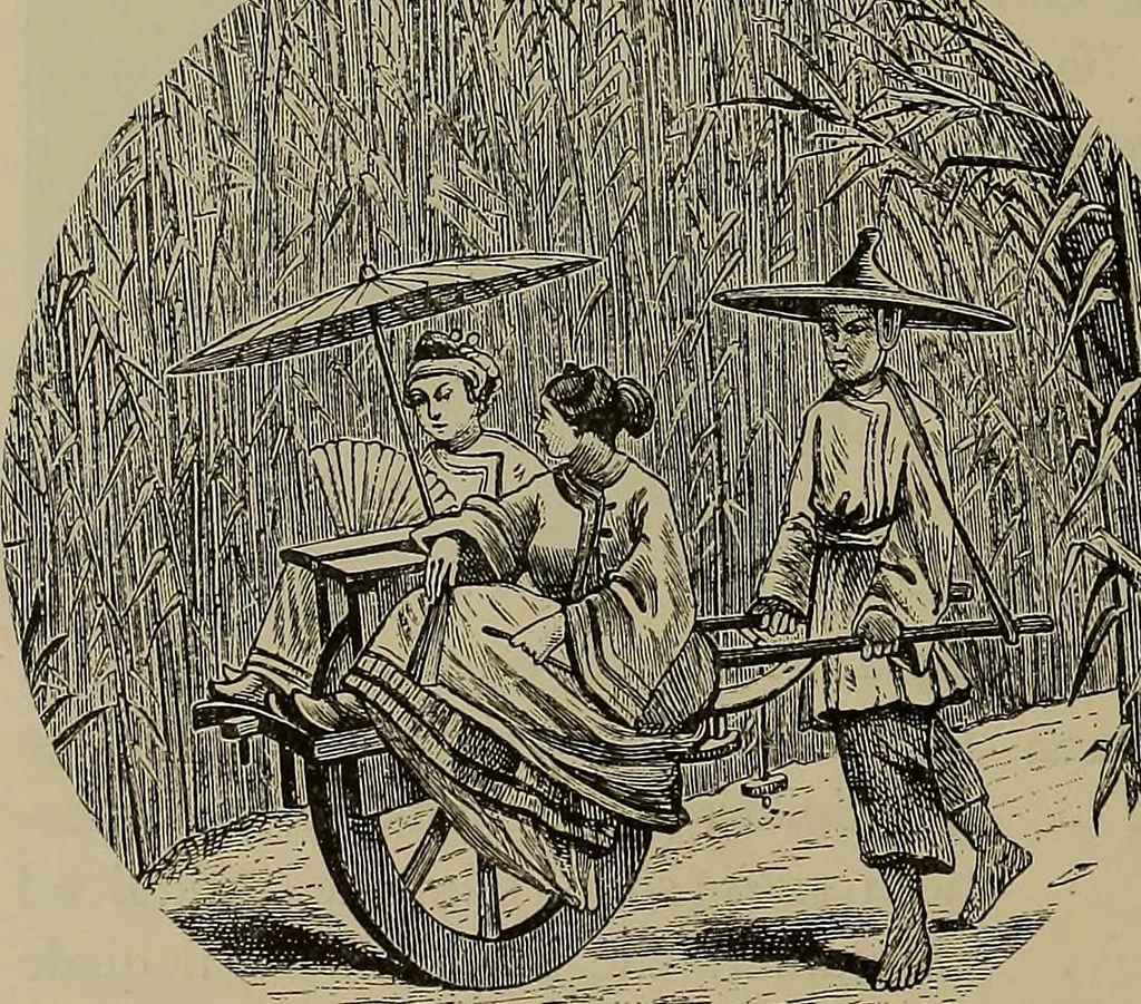 An illustration from La carrozza nella storia della locomozione, 1901, leaf 253