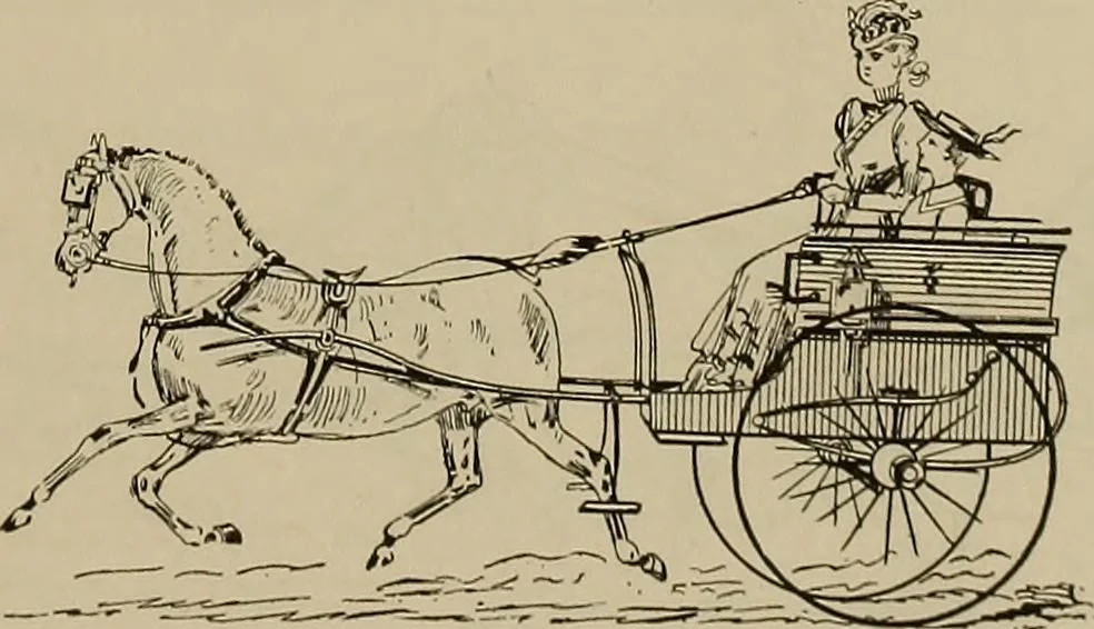 An illustration from La carrozza nella storia della locomozione, 1901, leaf 272
