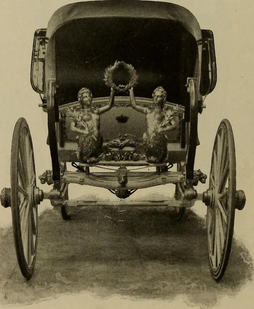 An illustration from La carrozza nella storia della locomozione, 1901, leaf 283
