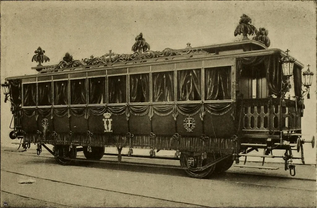 An illustration from La carrozza nella storia della locomozione, 1901, leaf 290