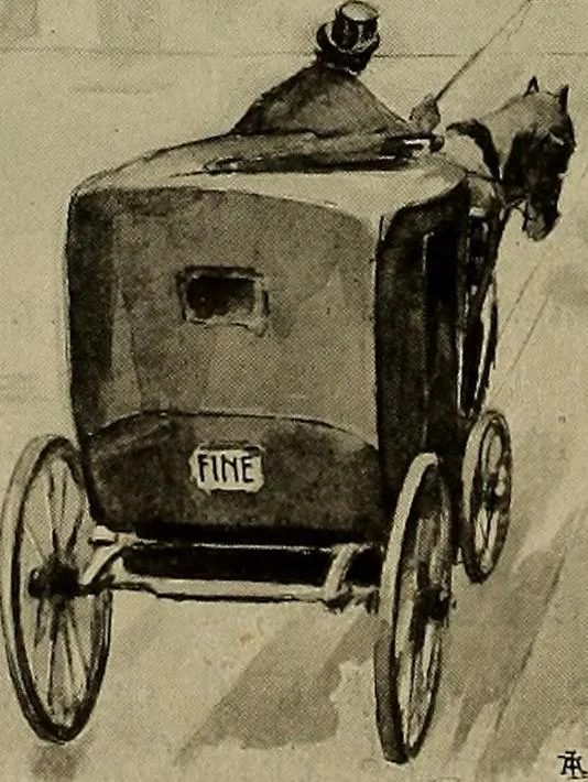 An illustration from La carrozza nella storia della locomozione, 1901, leaf 295