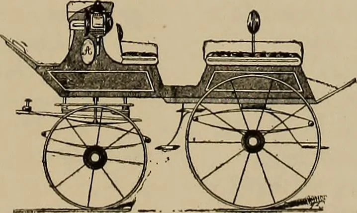 An illustration from La carrozza nella storia della locomozione, 1901, leaf 312