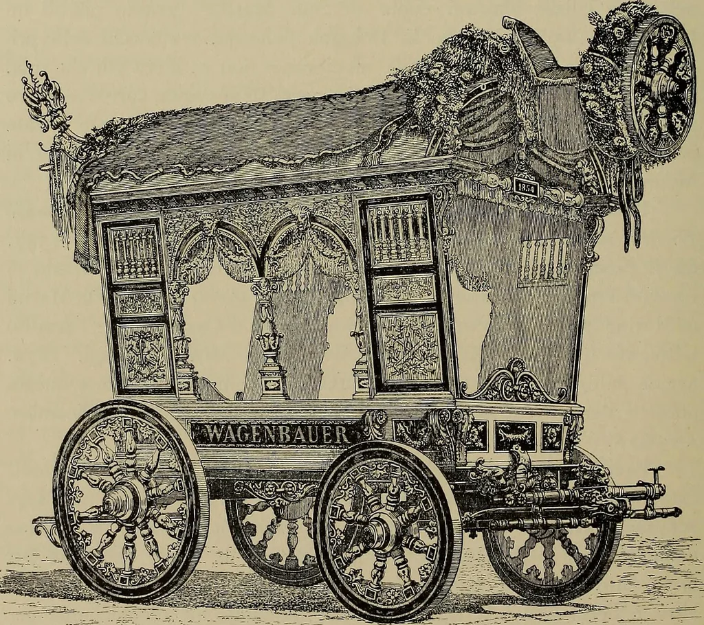 An illustration from La carrozza nella storia della locomozione, 1901, leaf 41