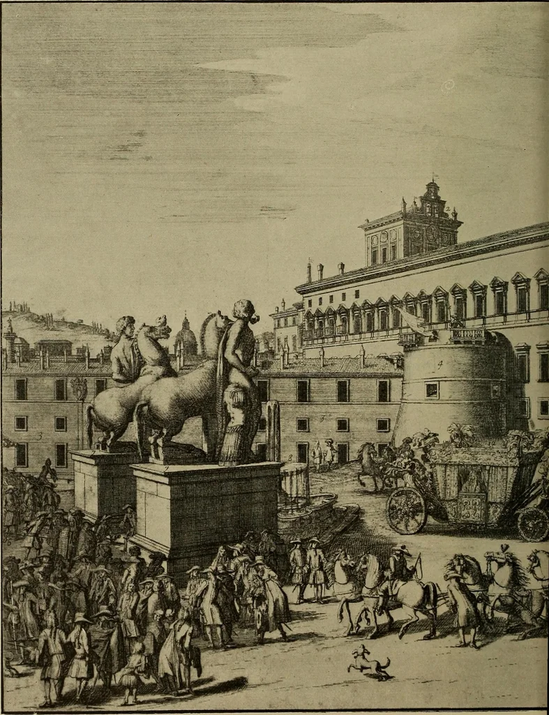 An illustration from La carrozza nella storia della locomozione, 1901, leaf 55