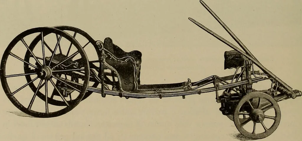 An illustration from La carrozza nella storia della locomozione, 1901, leaf 79