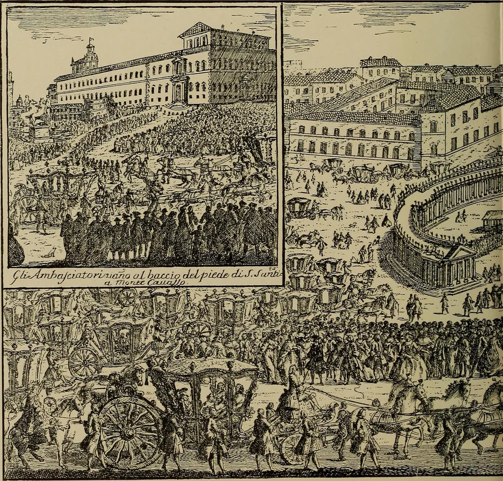 An illustration from La carrozza nella storia della locomozione, 1901, leaf 89
