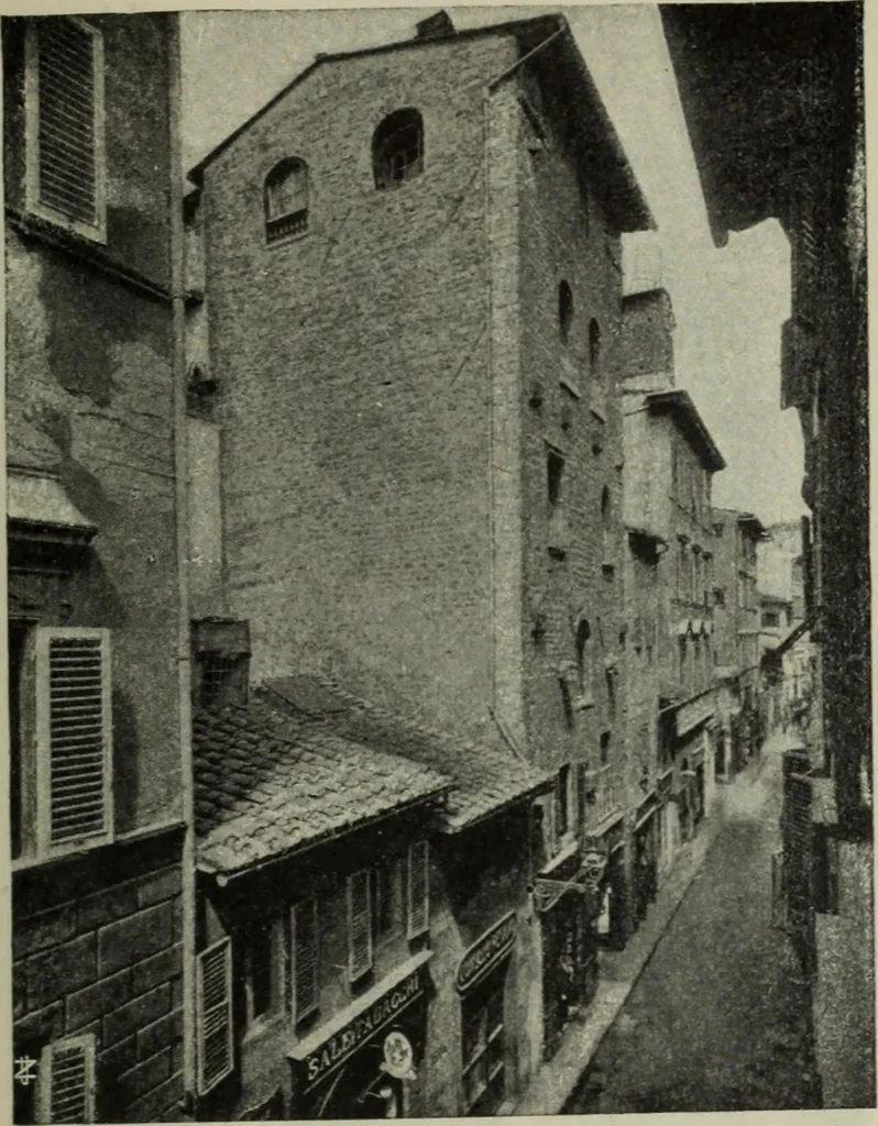 An illustration from La casa fiorentina e i suoi arredi nei secoli XIV e XV, 1908, leaf 110