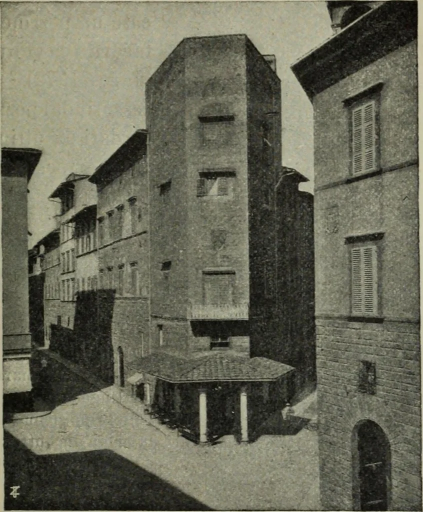 An illustration from La casa fiorentina e i suoi arredi nei secoli XIV e XV, 1908, leaf 112