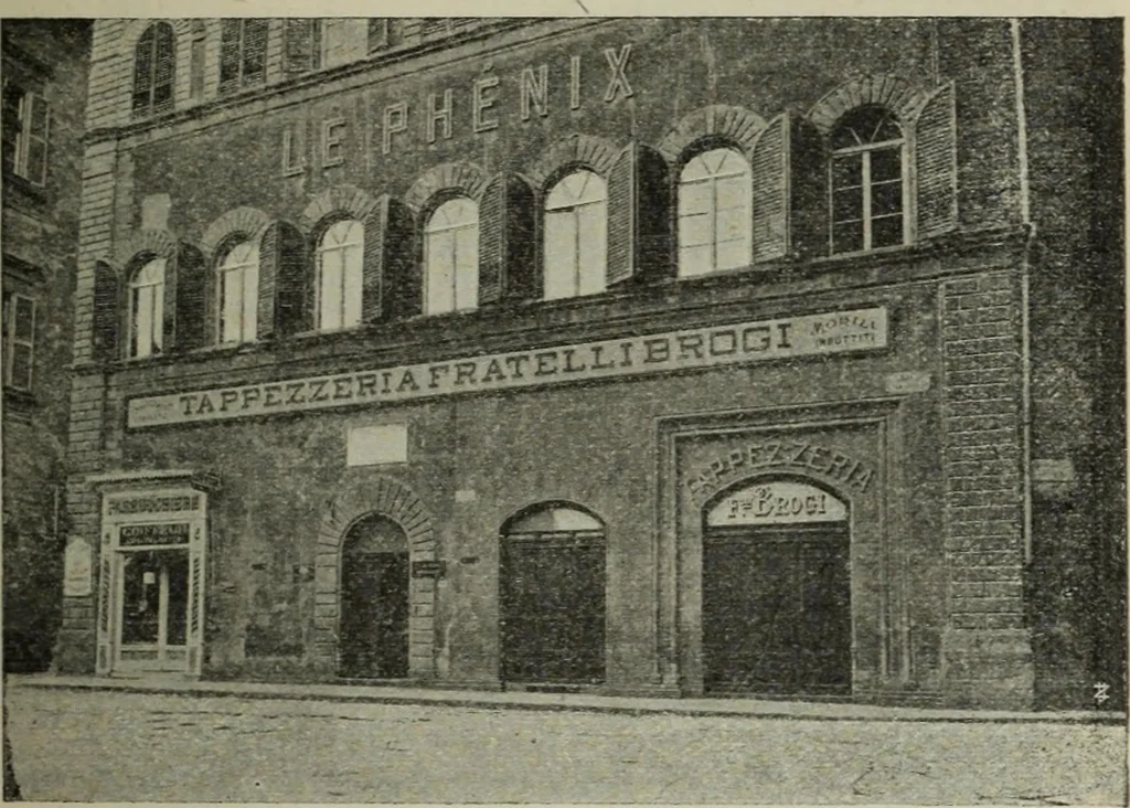 An illustration from La casa fiorentina e i suoi arredi nei secoli XIV e XV, 1908, leaf 116