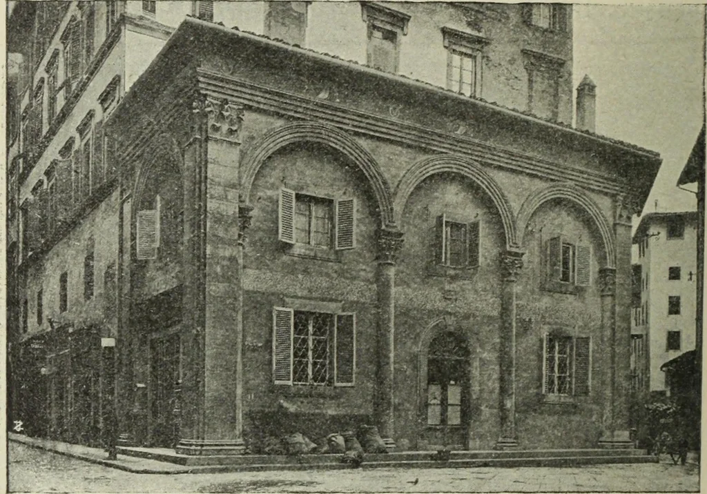 An illustration from La casa fiorentina e i suoi arredi nei secoli XIV e XV, 1908, leaf 117