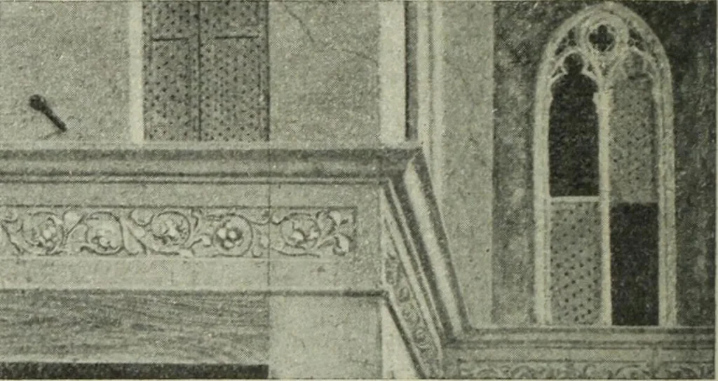 An illustration from La casa fiorentina e i suoi arredi nei secoli XIV e XV, 1908, leaf 161