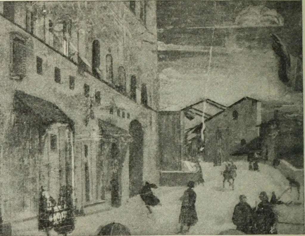 An illustration from La casa fiorentina e i suoi arredi nei secoli XIV e XV, 1908, leaf 163