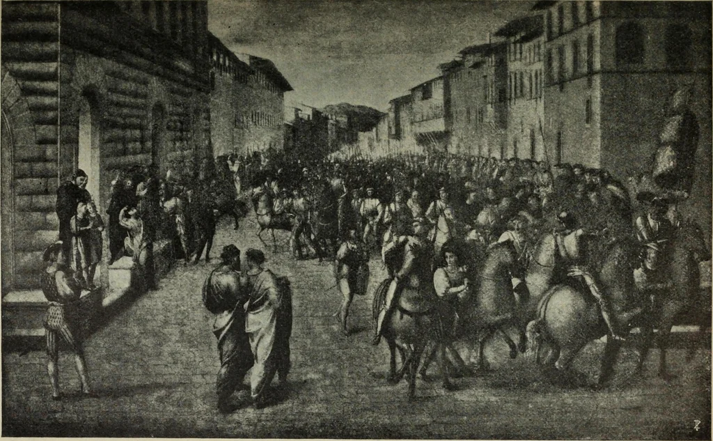 An illustration from La casa fiorentina e i suoi arredi nei secoli XIV e XV, 1908, leaf 164