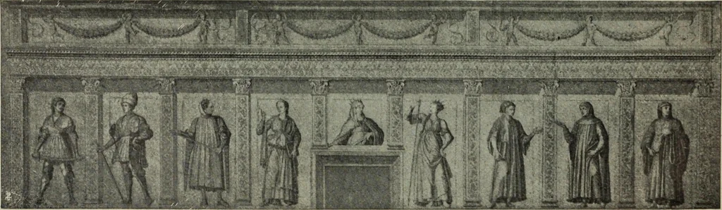 An illustration from La casa fiorentina e i suoi arredi nei secoli XIV e XV, 1908, leaf 184