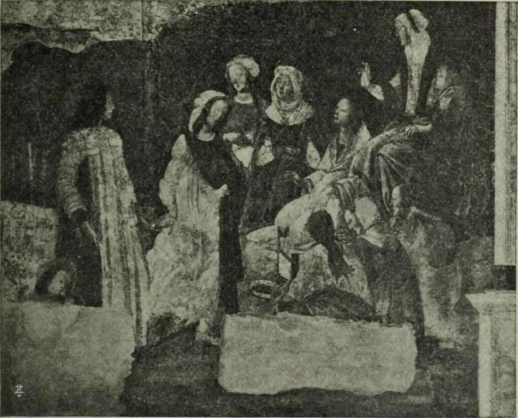 An illustration from La casa fiorentina e i suoi arredi nei secoli XIV e XV, 1908, leaf 188