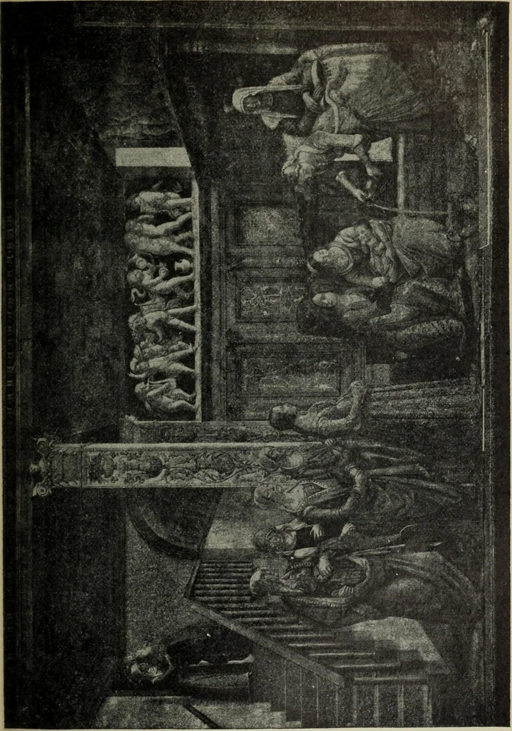 An illustration from La casa fiorentina e i suoi arredi nei secoli XIV e XV, 1908, leaf 194
