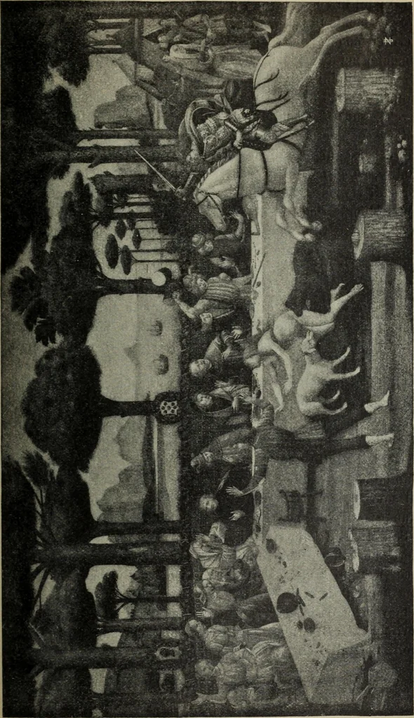 An illustration from La casa fiorentina e i suoi arredi nei secoli XIV e XV, 1908, leaf 196