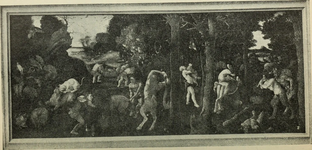 An illustration from La casa fiorentina e i suoi arredi nei secoli XIV e XV, 1908, leaf 199