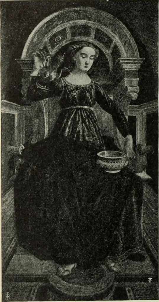 An illustration from La casa fiorentina e i suoi arredi nei secoli XIV e XV, 1908, leaf 201