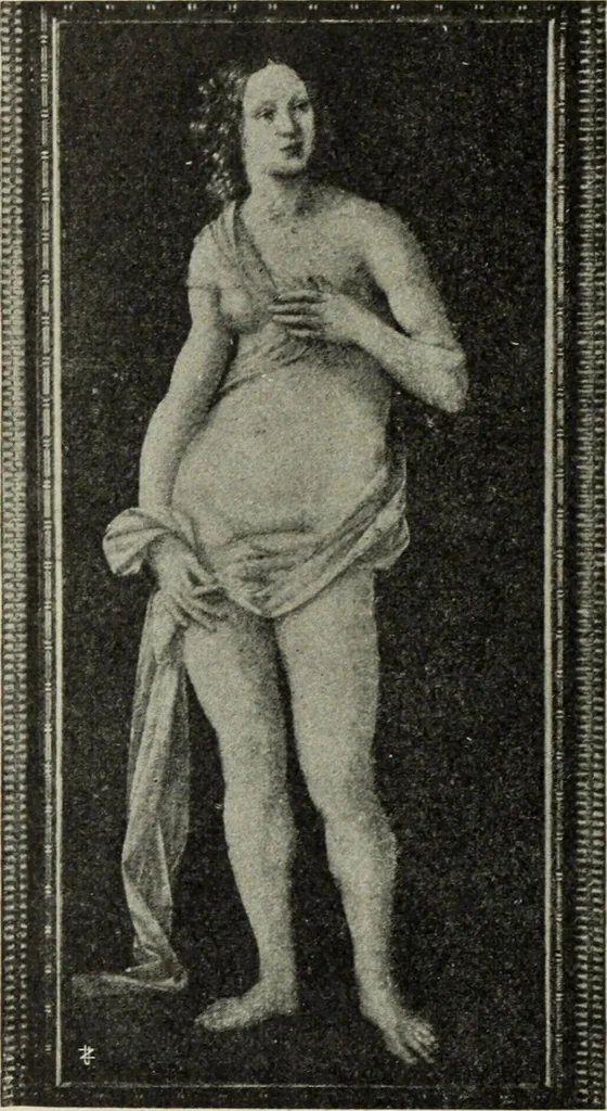 An illustration from La casa fiorentina e i suoi arredi nei secoli XIV e XV, 1908, leaf 221