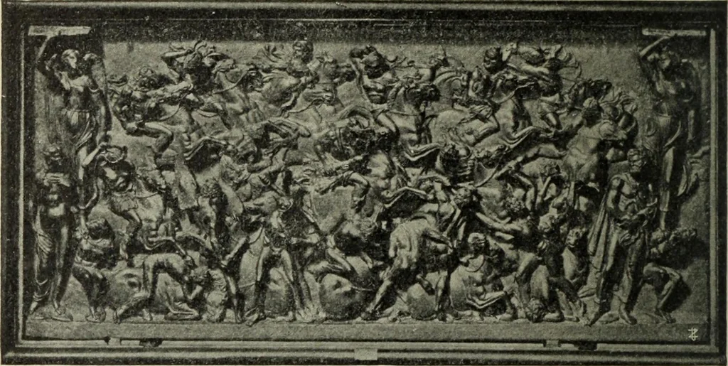 An illustration from La casa fiorentina e i suoi arredi nei secoli XIV e XV, 1908, leaf 225