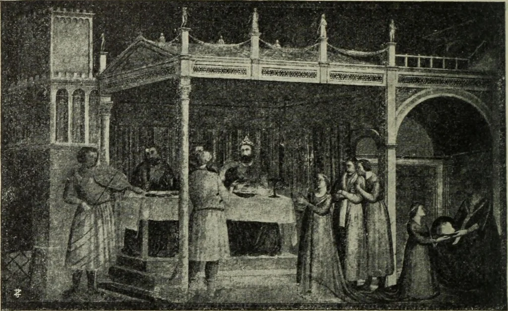 An illustration from La casa fiorentina e i suoi arredi nei secoli XIV e XV, 1908, leaf 243