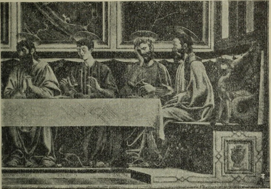 An illustration from La casa fiorentina e i suoi arredi nei secoli XIV e XV, 1908, leaf 254