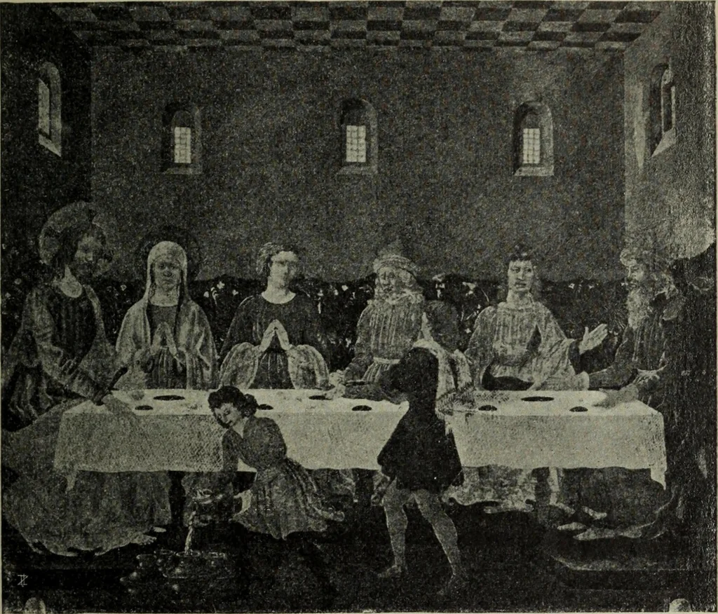 An illustration from La casa fiorentina e i suoi arredi nei secoli XIV e XV, 1908, leaf 256
