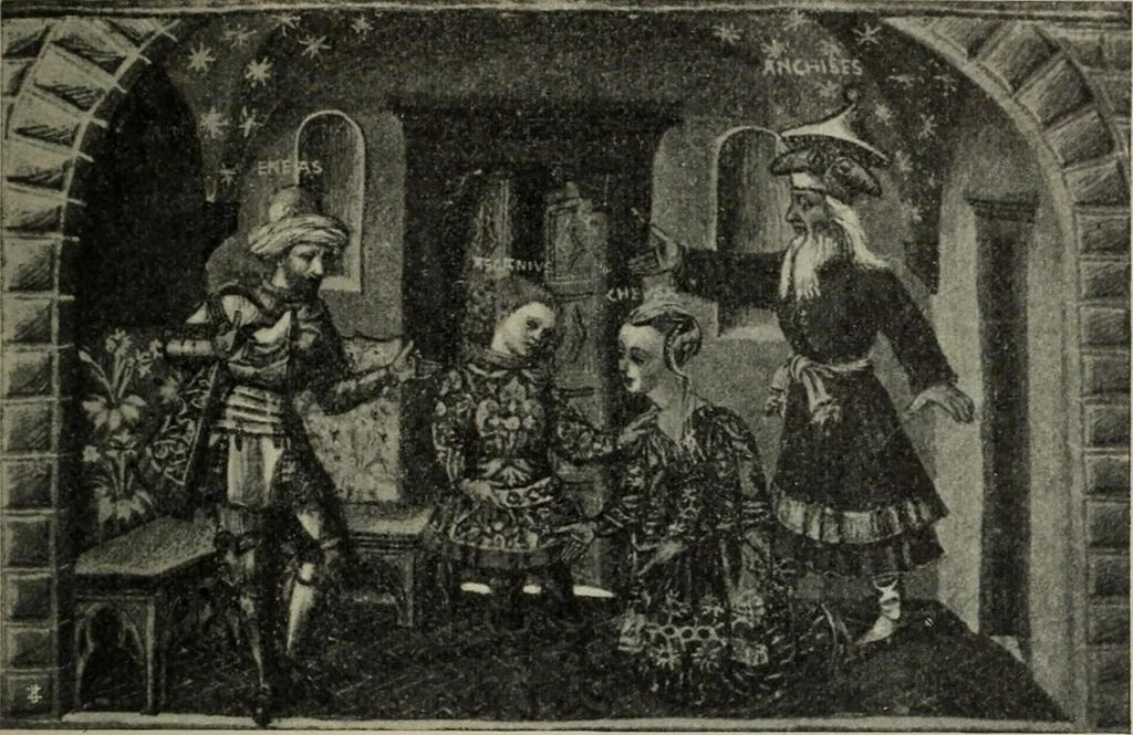 An illustration from La casa fiorentina e i suoi arredi nei secoli XIV e XV, 1908, leaf 258