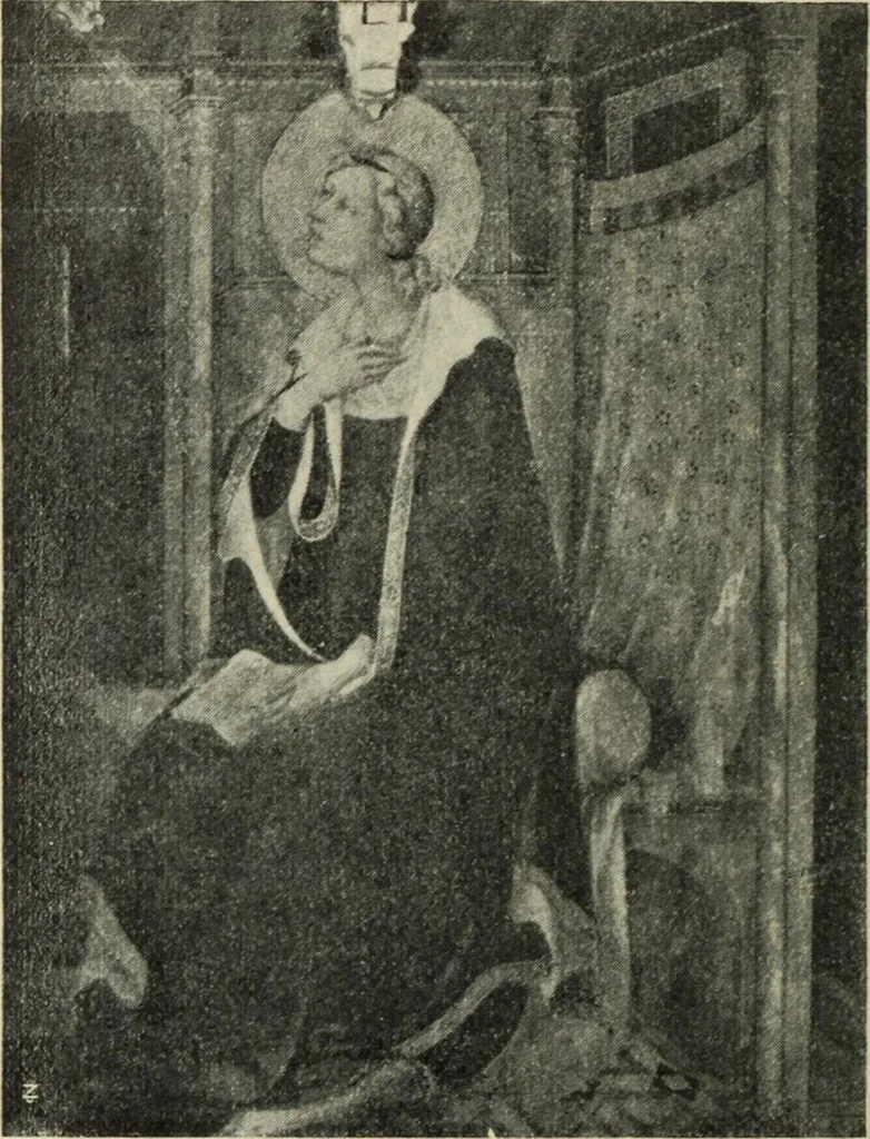 An illustration from La casa fiorentina e i suoi arredi nei secoli XIV e XV, 1908, leaf 263