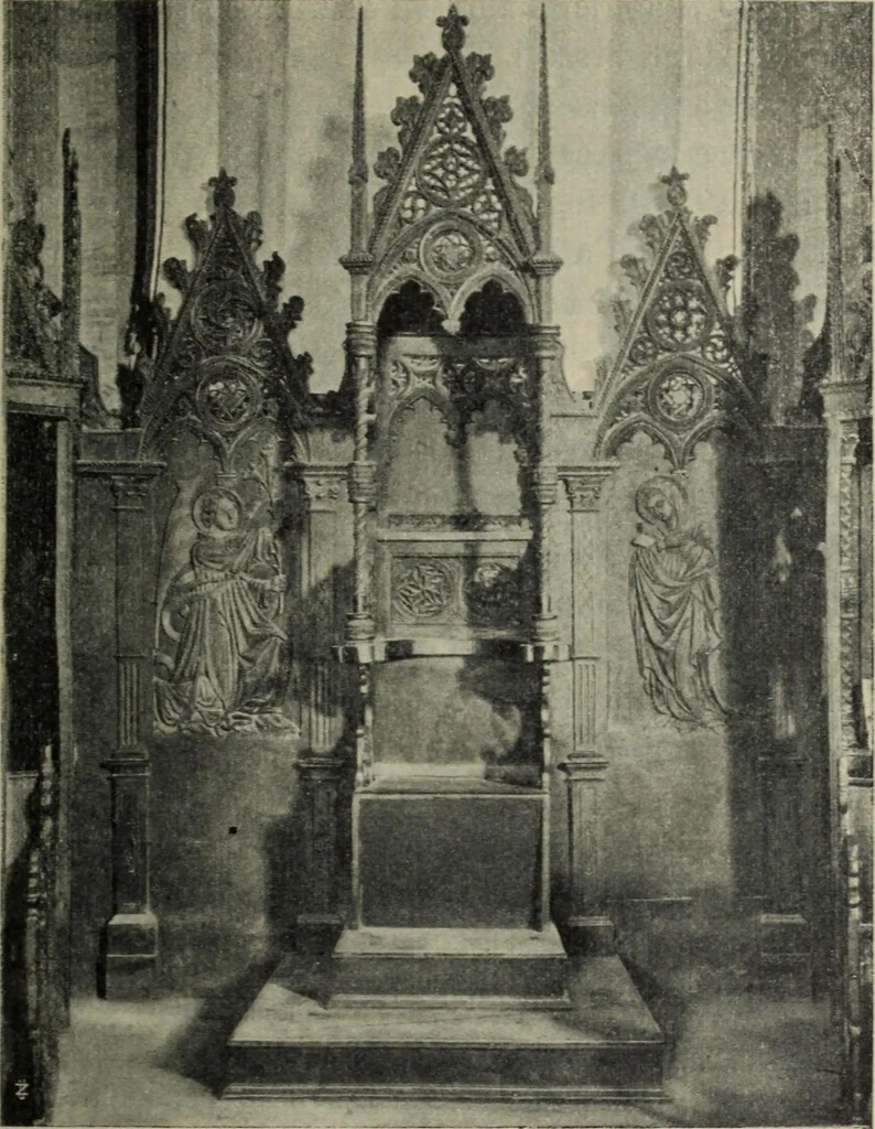 An illustration from La casa fiorentina e i suoi arredi nei secoli XIV e XV, 1908, leaf 268