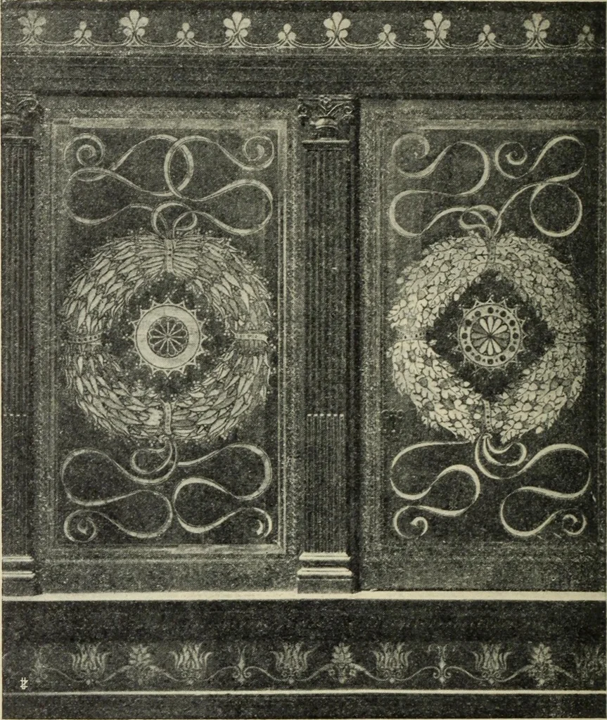 An illustration from La casa fiorentina e i suoi arredi nei secoli XIV e XV, 1908, leaf 281