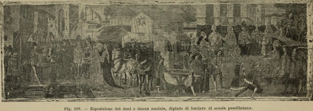 An illustration from La casa fiorentina e i suoi arredi nei secoli XIV e XV, 1908, leaf 320
