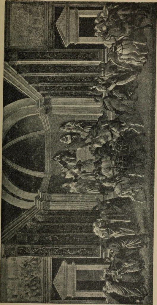 An illustration from La casa fiorentina e i suoi arredi nei secoli XIV e XV, 1908, leaf 330