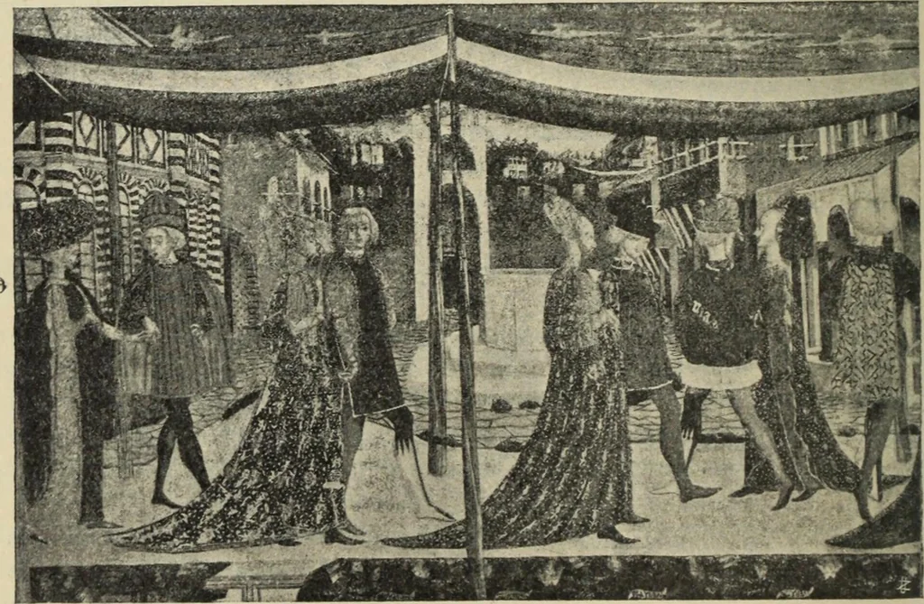 An illustration from La casa fiorentina e i suoi arredi nei secoli XIV e XV, 1908, leaf 37