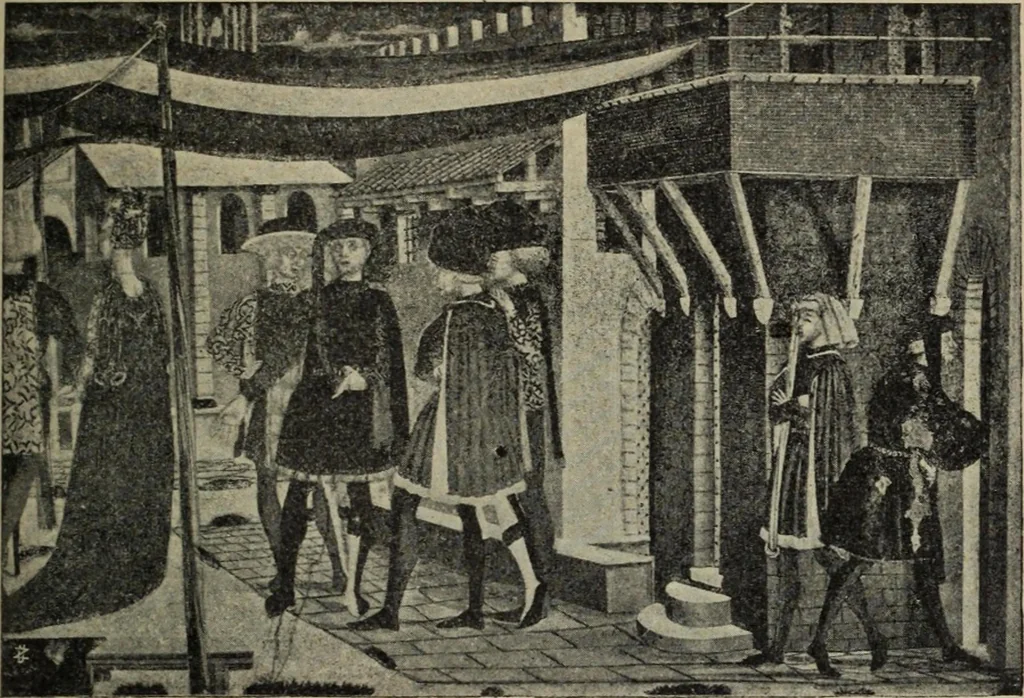 An illustration from La casa fiorentina e i suoi arredi nei secoli XIV e XV, 1908, leaf 38