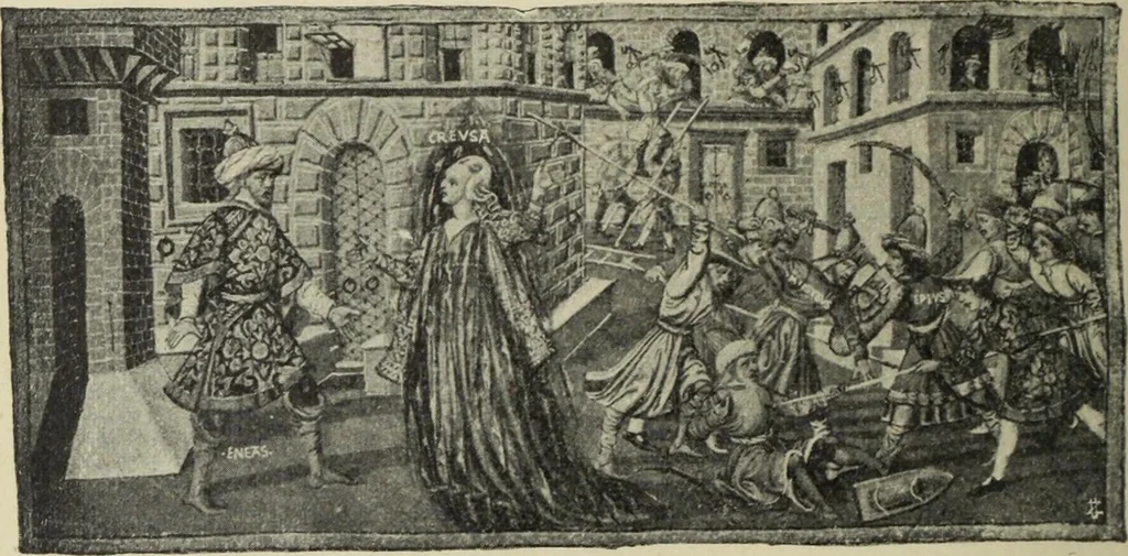 An illustration from La casa fiorentina e i suoi arredi nei secoli XIV e XV, 1908, leaf 39