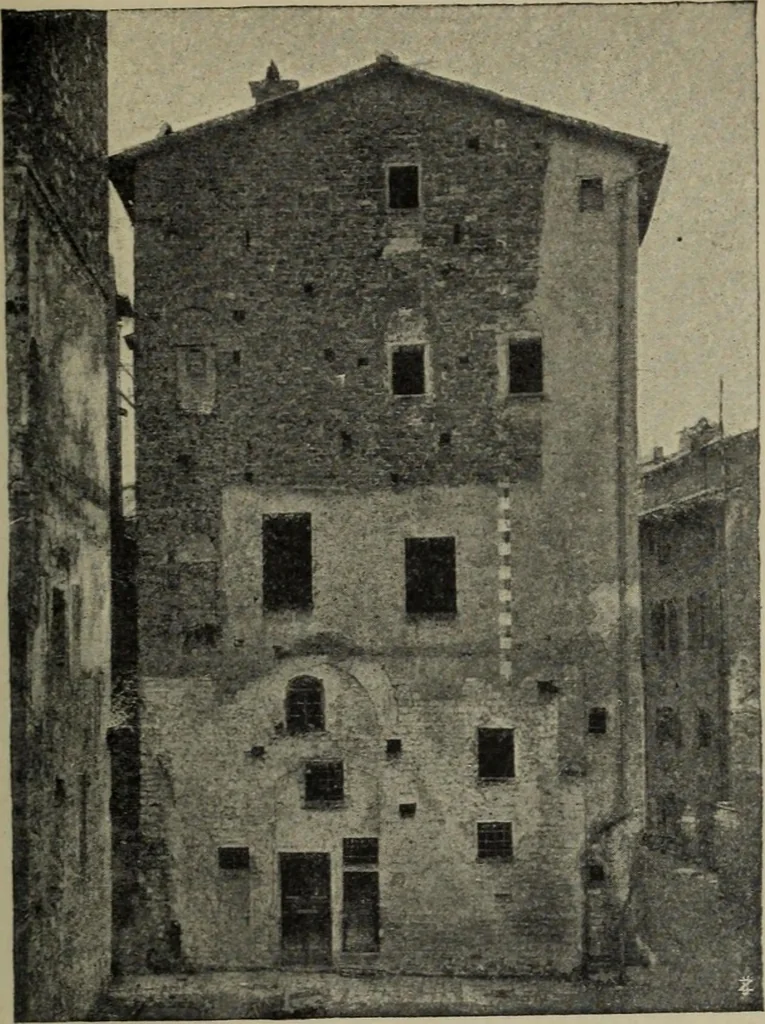 An illustration from La casa fiorentina e i suoi arredi nei secoli XIV e XV, 1908, leaf 46