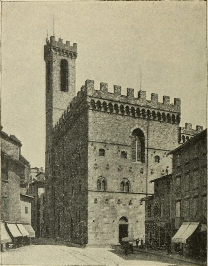 An illustration from La casa fiorentina e i suoi arredi nei secoli XIV e XV, 1908, leaf 47