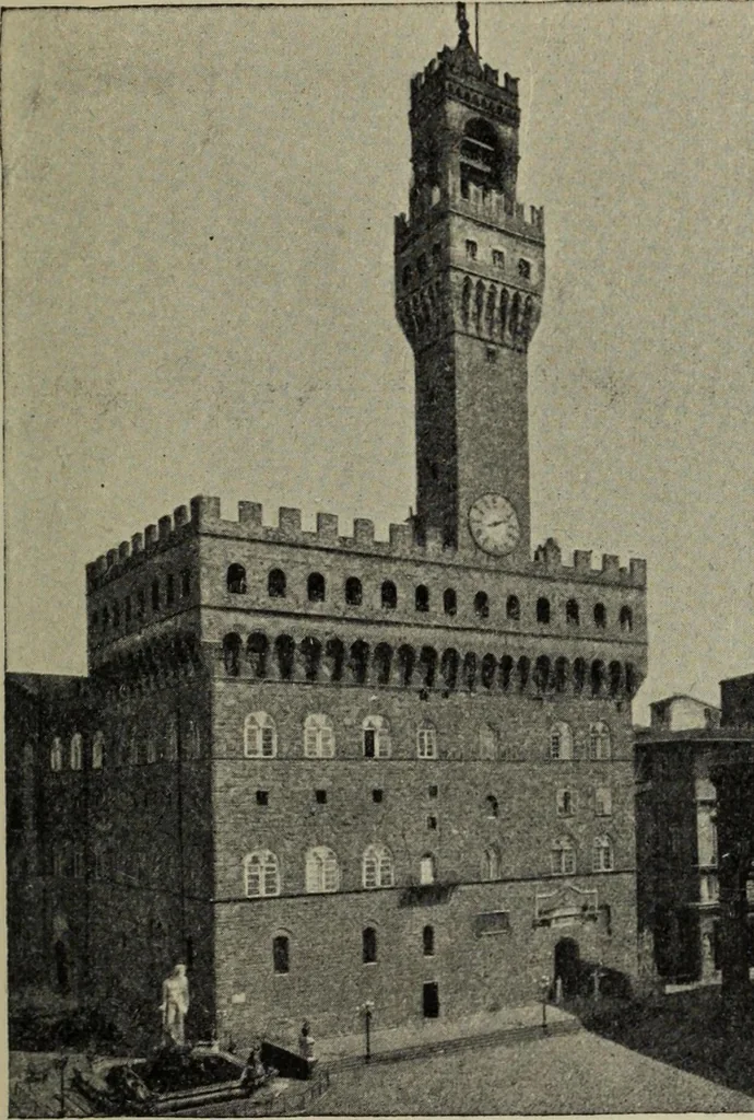 An illustration from La casa fiorentina e i suoi arredi nei secoli XIV e XV, 1908, leaf 48
