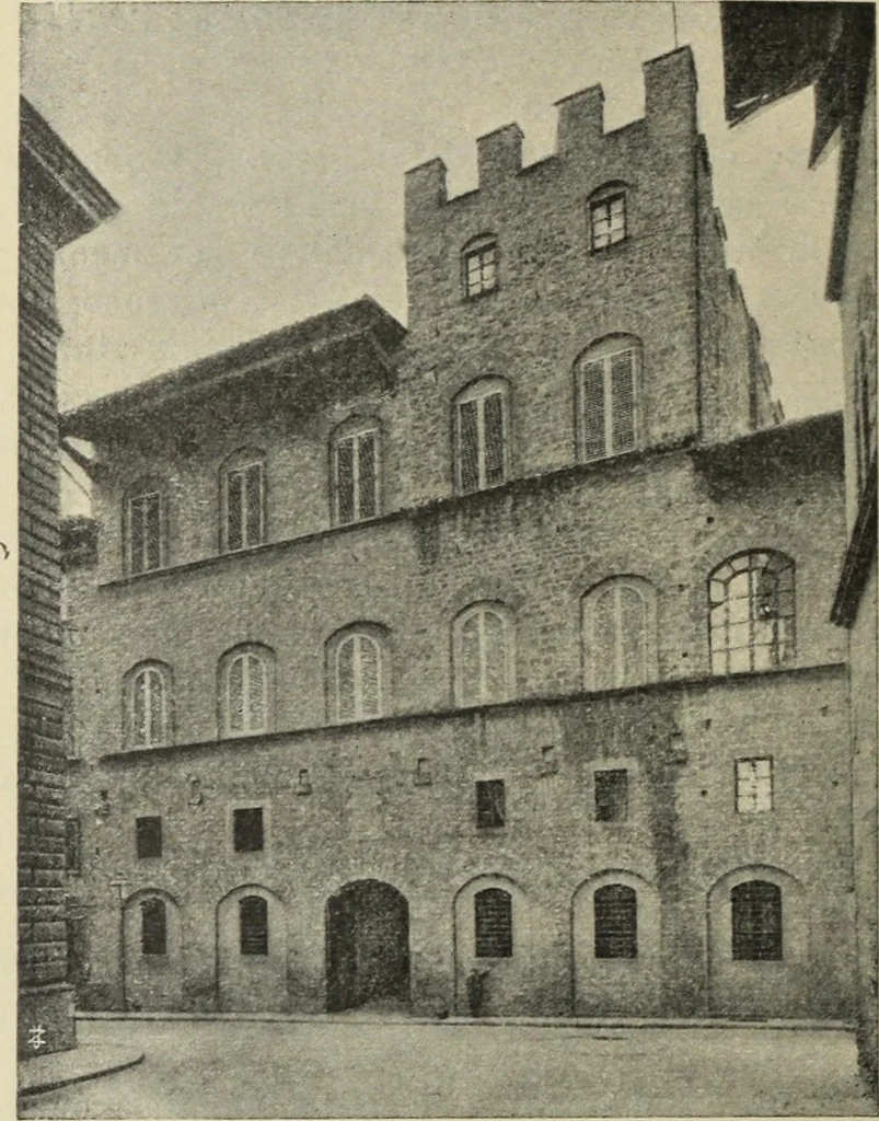 An illustration from La casa fiorentina e i suoi arredi nei secoli XIV e XV, 1908, leaf 53