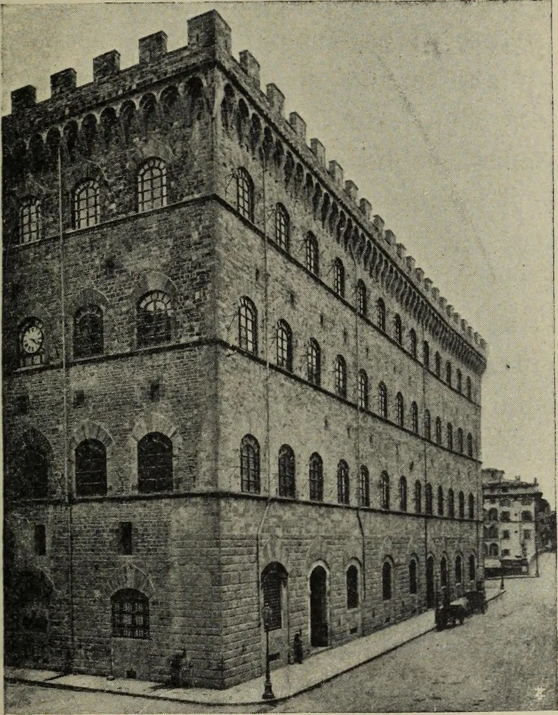 An illustration from La casa fiorentina e i suoi arredi nei secoli XIV e XV, 1908, leaf 56