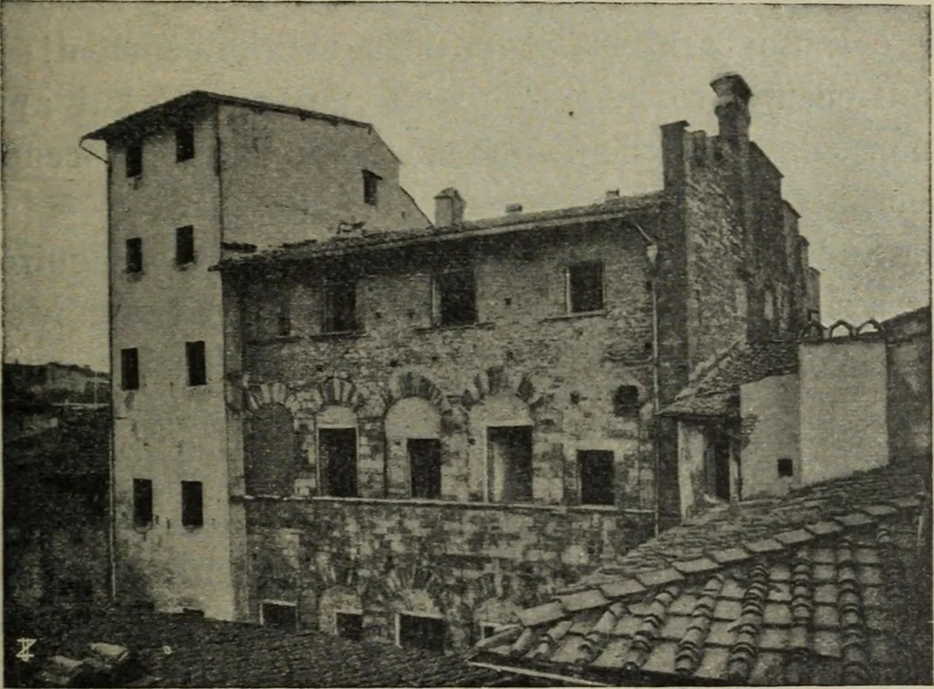An illustration from La casa fiorentina e i suoi arredi nei secoli XIV e XV, 1908, leaf 62