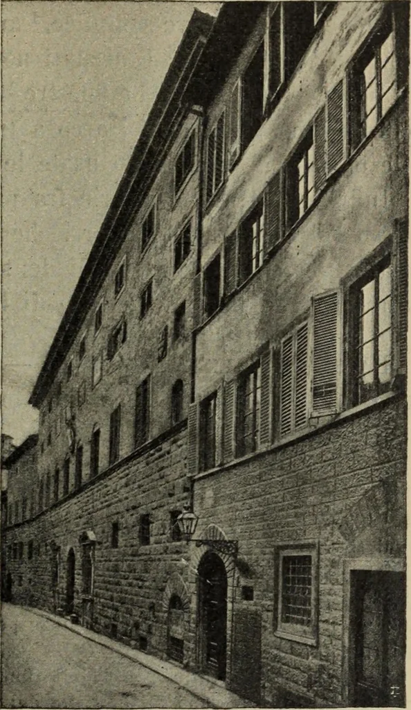 An illustration from La casa fiorentina e i suoi arredi nei secoli XIV e XV, 1908, leaf 68