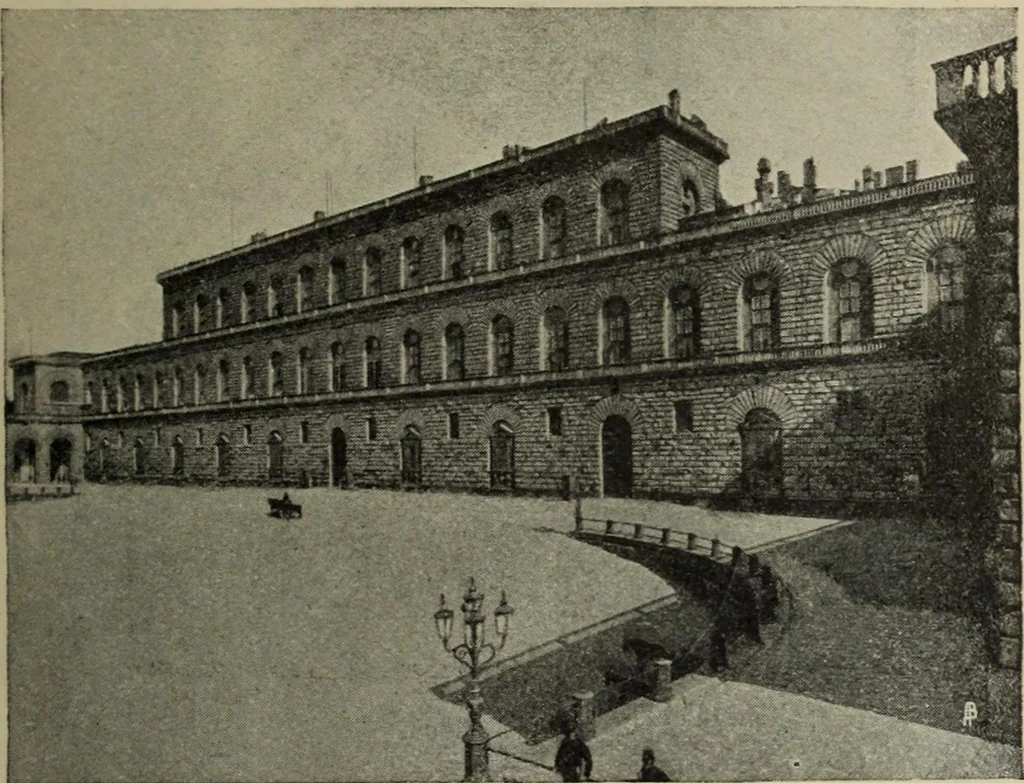 An illustration from La casa fiorentina e i suoi arredi nei secoli XIV e XV, 1908, leaf 74