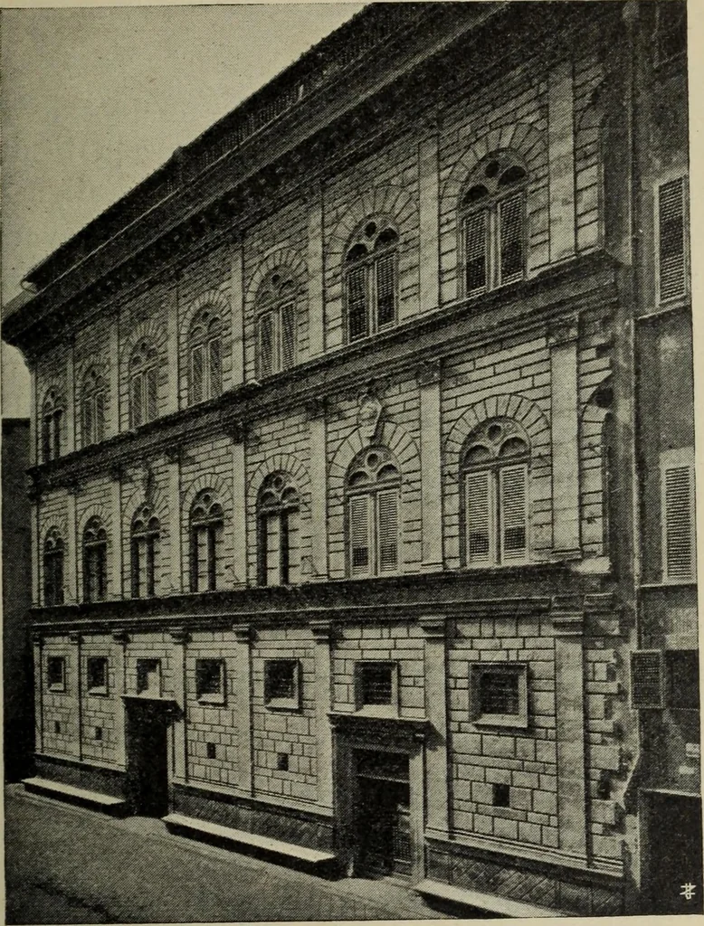 An illustration from La casa fiorentina e i suoi arredi nei secoli XIV e XV, 1908, leaf 76