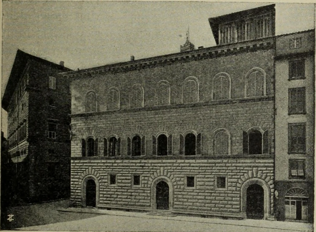 An illustration from La casa fiorentina e i suoi arredi nei secoli XIV e XV, 1908, leaf 80
