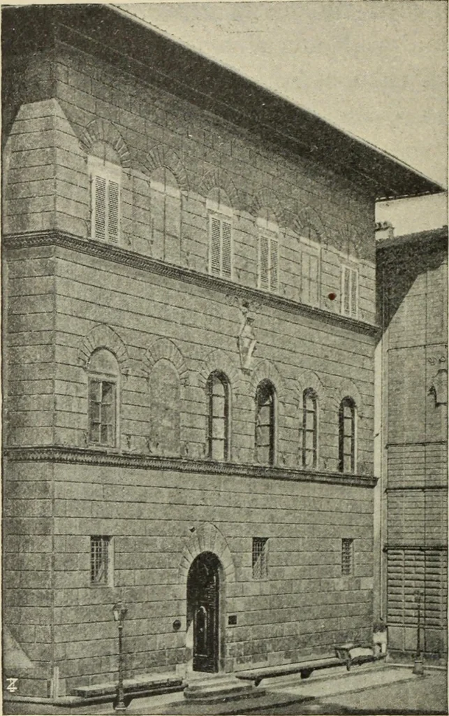 An illustration from La casa fiorentina e i suoi arredi nei secoli XIV e XV, 1908, leaf 81