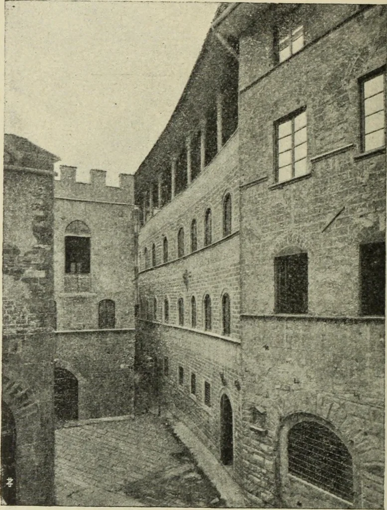 An illustration from La casa fiorentina e i suoi arredi nei secoli XIV e XV, 1908, leaf 83